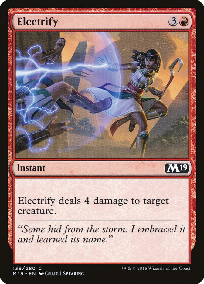 Electrify [Core Set 2019] | Game Haven TX