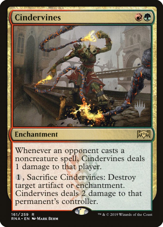 Cindervines [Ravnica Allegiance Promos] | Game Haven TX