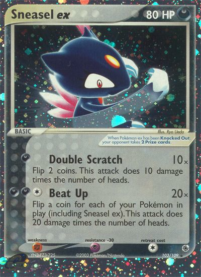 Sneasel ex (103/109) [EX: Ruby & Sapphire] | Game Haven TX