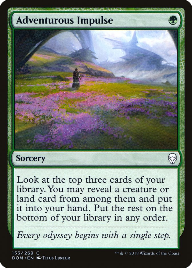 Adventurous Impulse [Dominaria] | Game Haven TX