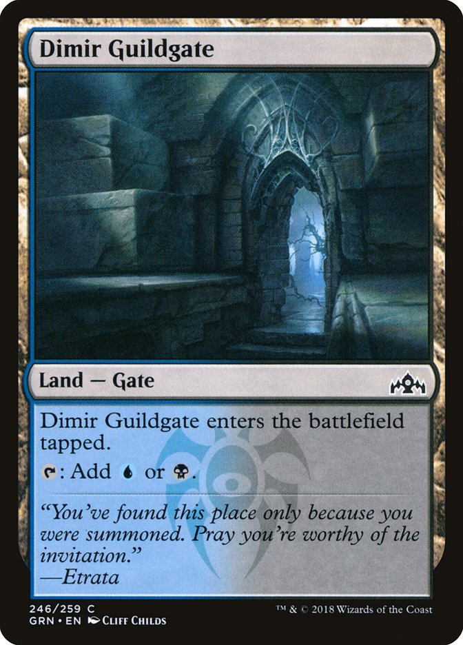 Dimir Guildgate (246/259) [Guilds of Ravnica] | Game Haven TX