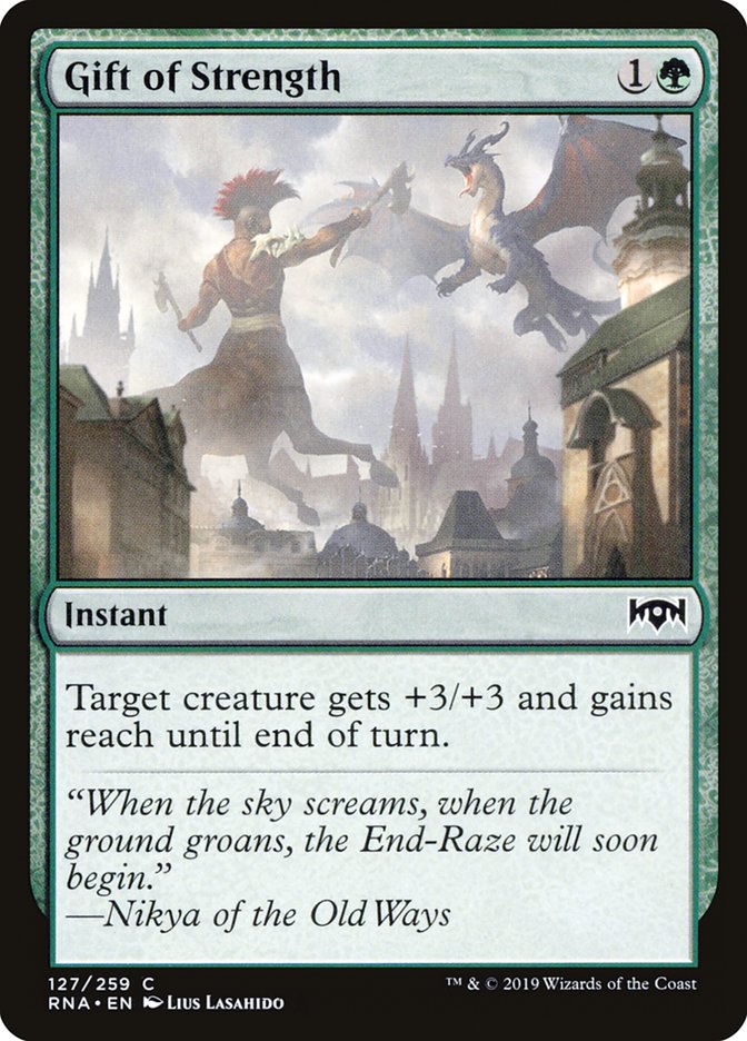 Gift of Strength [Ravnica Allegiance] | Game Haven TX