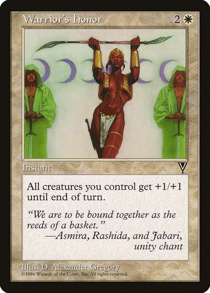 Warrior's Honor [Visions] | Game Haven TX
