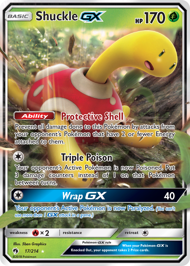 Shuckle GX (17/214) [Sun & Moon: Lost Thunder] | Game Haven TX