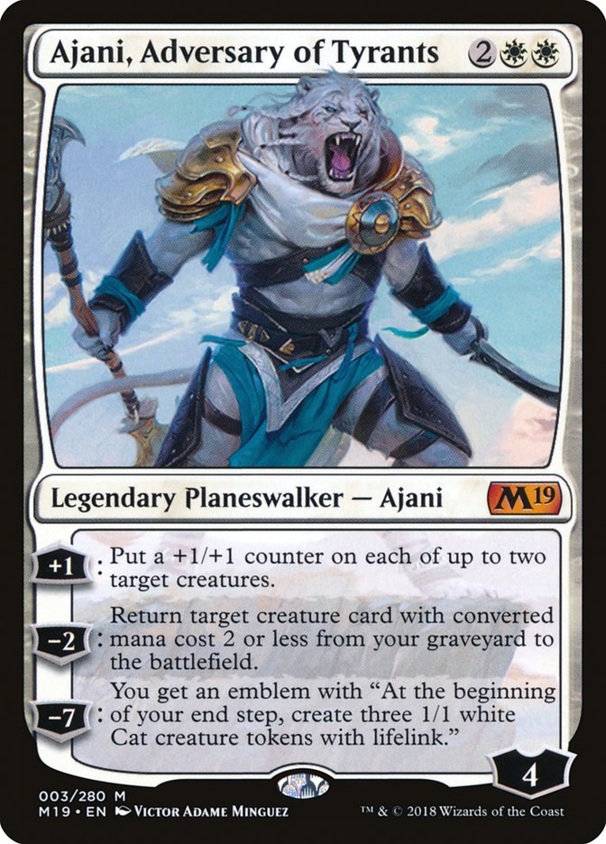 Ajani, Adversary of Tyrants [Core Set 2019] | Game Haven TX