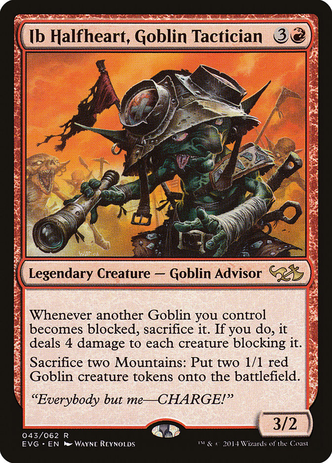Ib Halfheart, Goblin Tactician [Duel Decks Anthology: Elves vs. Goblins] | Game Haven TX