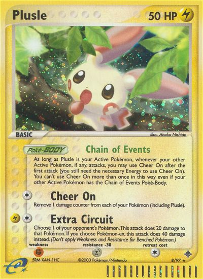 Plusle (8/97) [EX: Dragon] | Game Haven TX