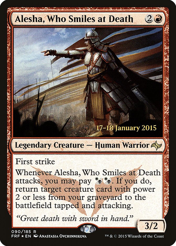 Alesha, Who Smiles at Death [Fate Reforged Promos] | Game Haven TX