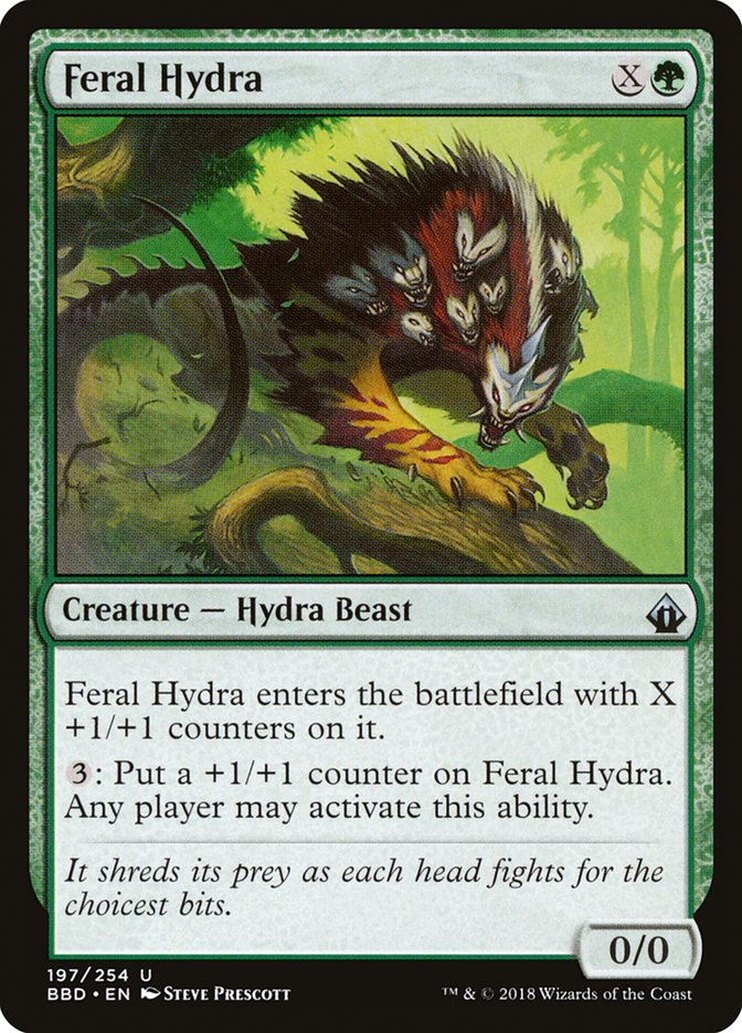 Feral Hydra [Battlebond] | Game Haven TX