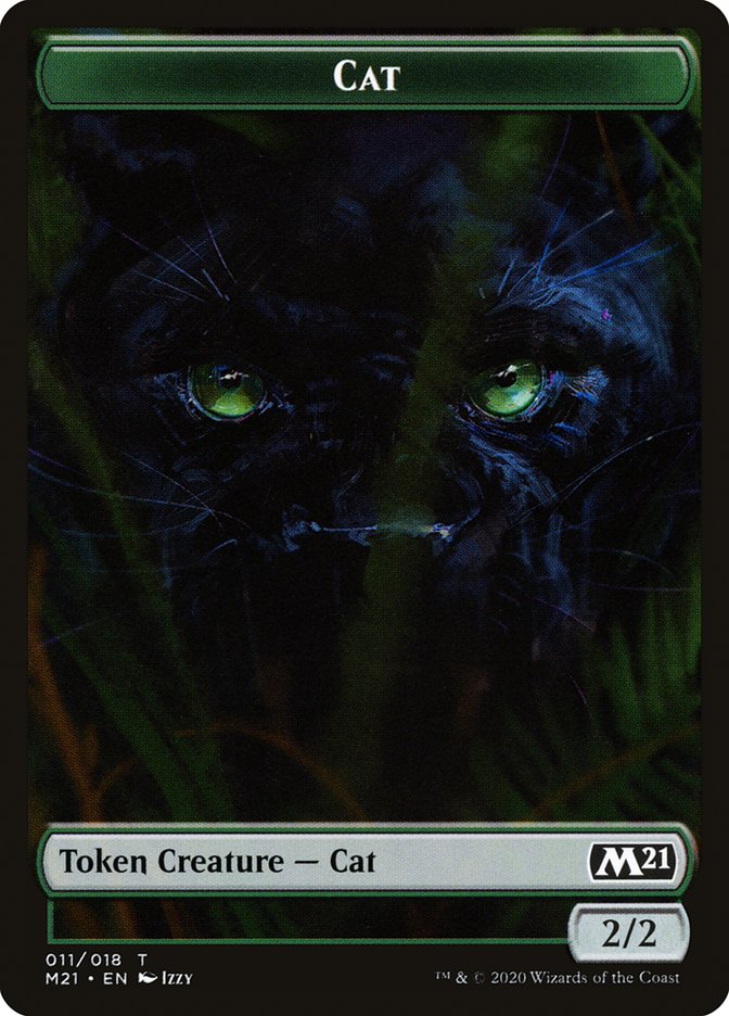 Angel // Cat (011) Double-sided Token [Core Set 2021 Tokens] | Game Haven TX