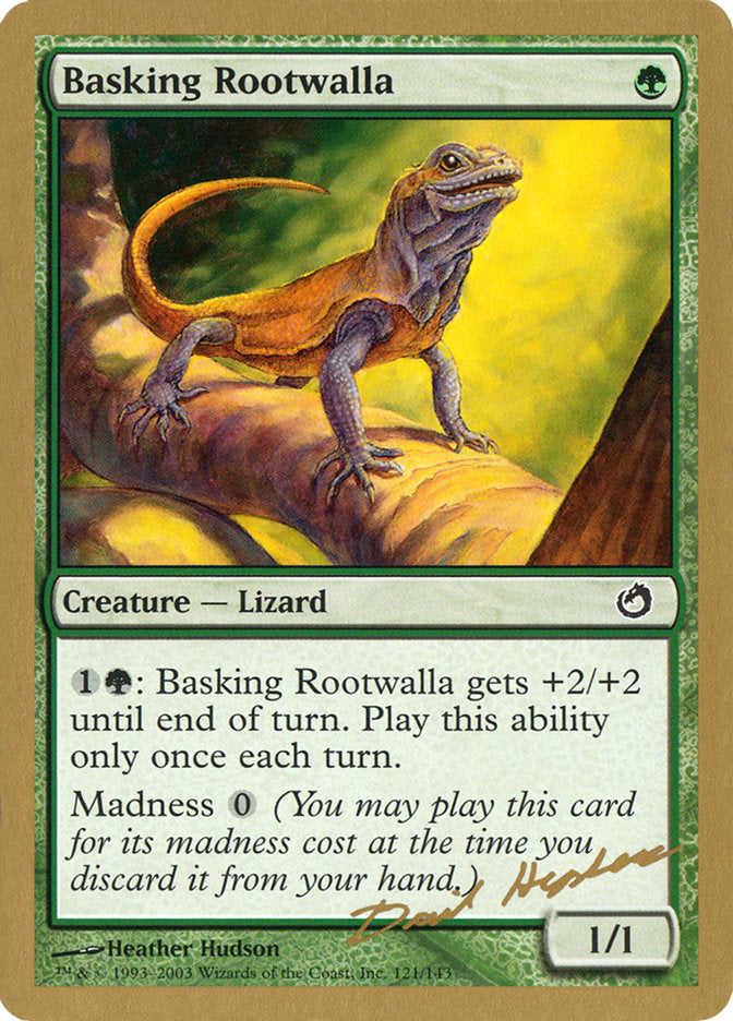 Basking Rootwalla (Dave Humpherys) [World Championship Decks 2003] | Game Haven TX
