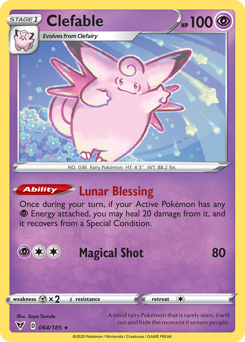Clefable (064/185) [Sword & Shield: Vivid Voltage] | Game Haven TX