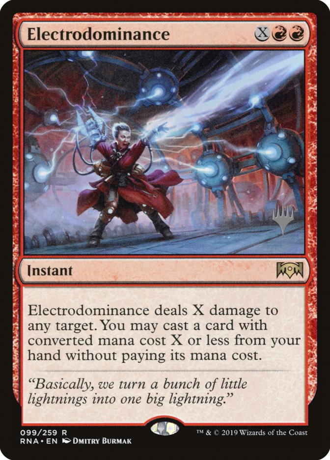 Electrodominance [Ravnica Allegiance Promos] | Game Haven TX
