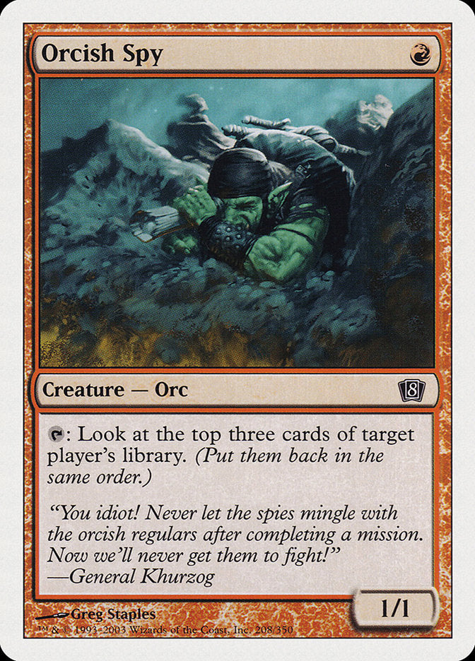 Orcish Spy [Eighth Edition] | Game Haven TX