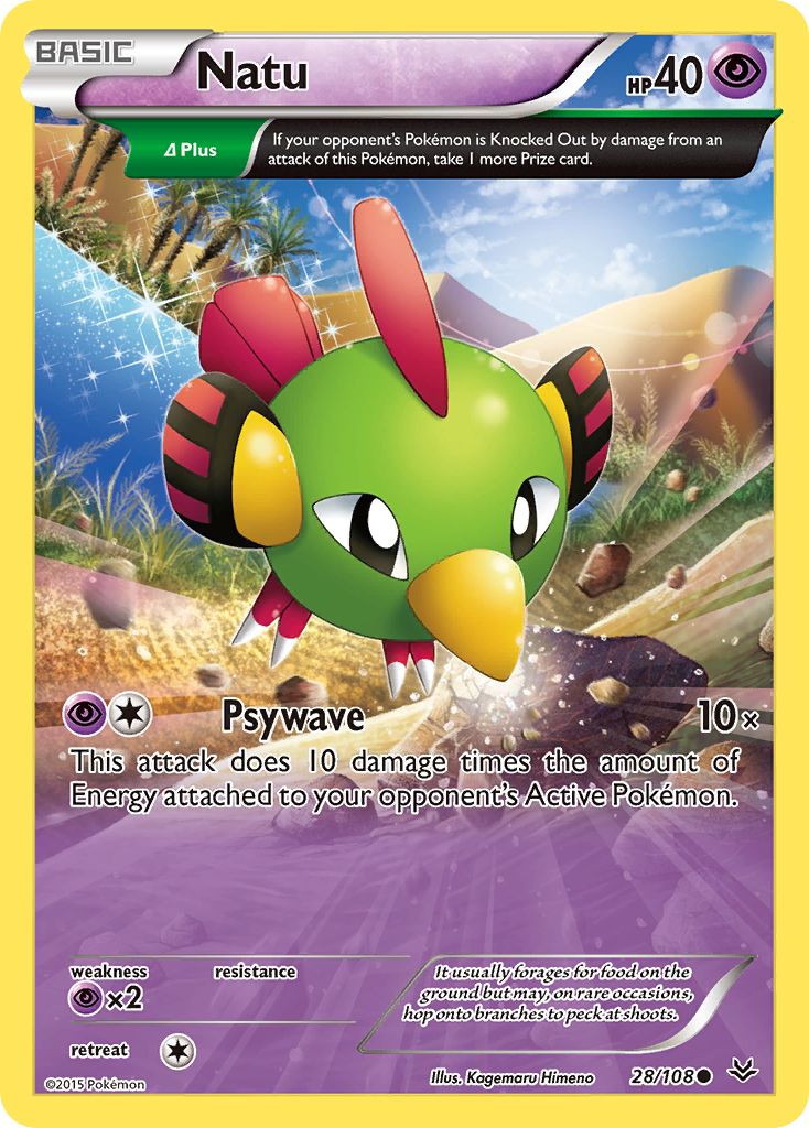 Natu (28/108) [XY: Roaring Skies] | Game Haven TX