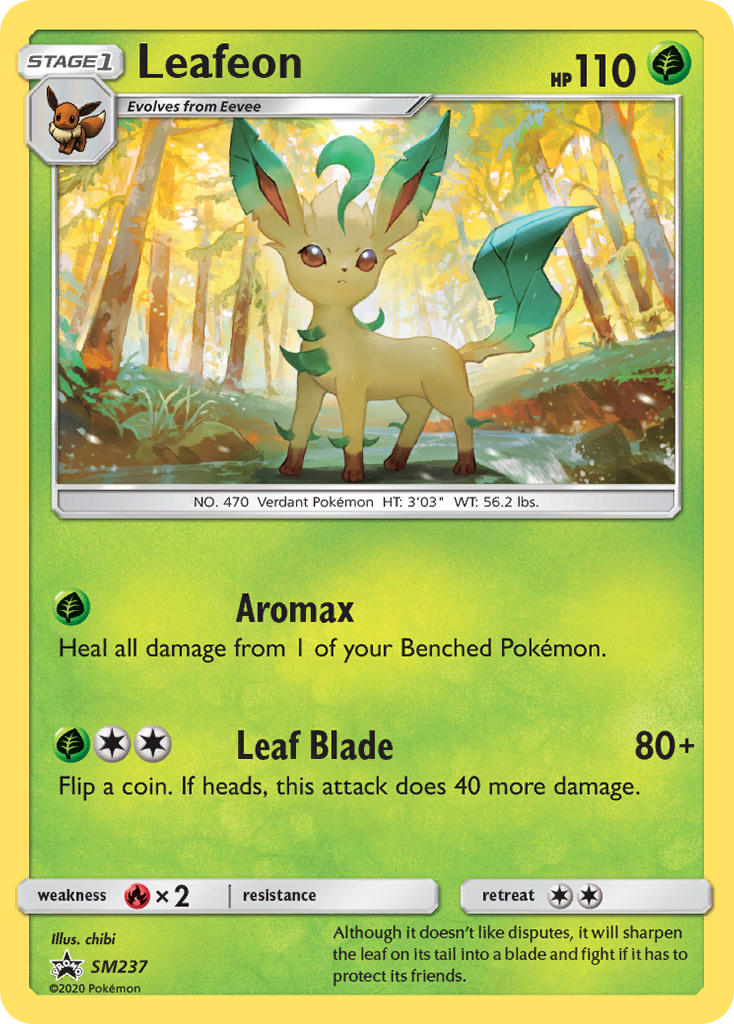 Leafeon (SM237) [Sun & Moon: Black Star Promos] | Game Haven TX