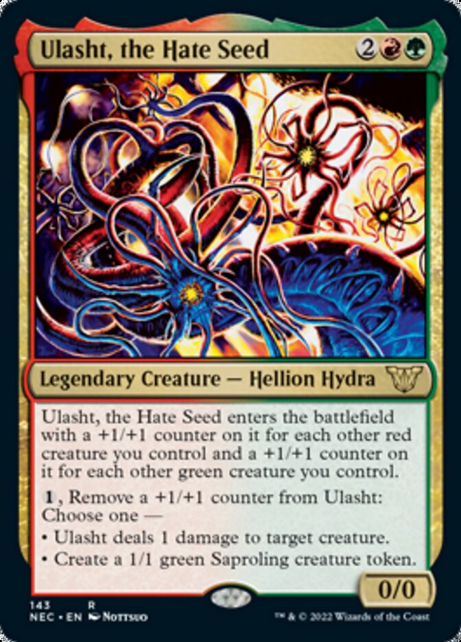 Ulasht, the Hate Seed [Kamigawa: Neon Dynasty Commander] | Game Haven TX