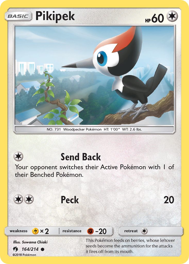 Pikipek (164/214) [Sun & Moon: Lost Thunder] | Game Haven TX