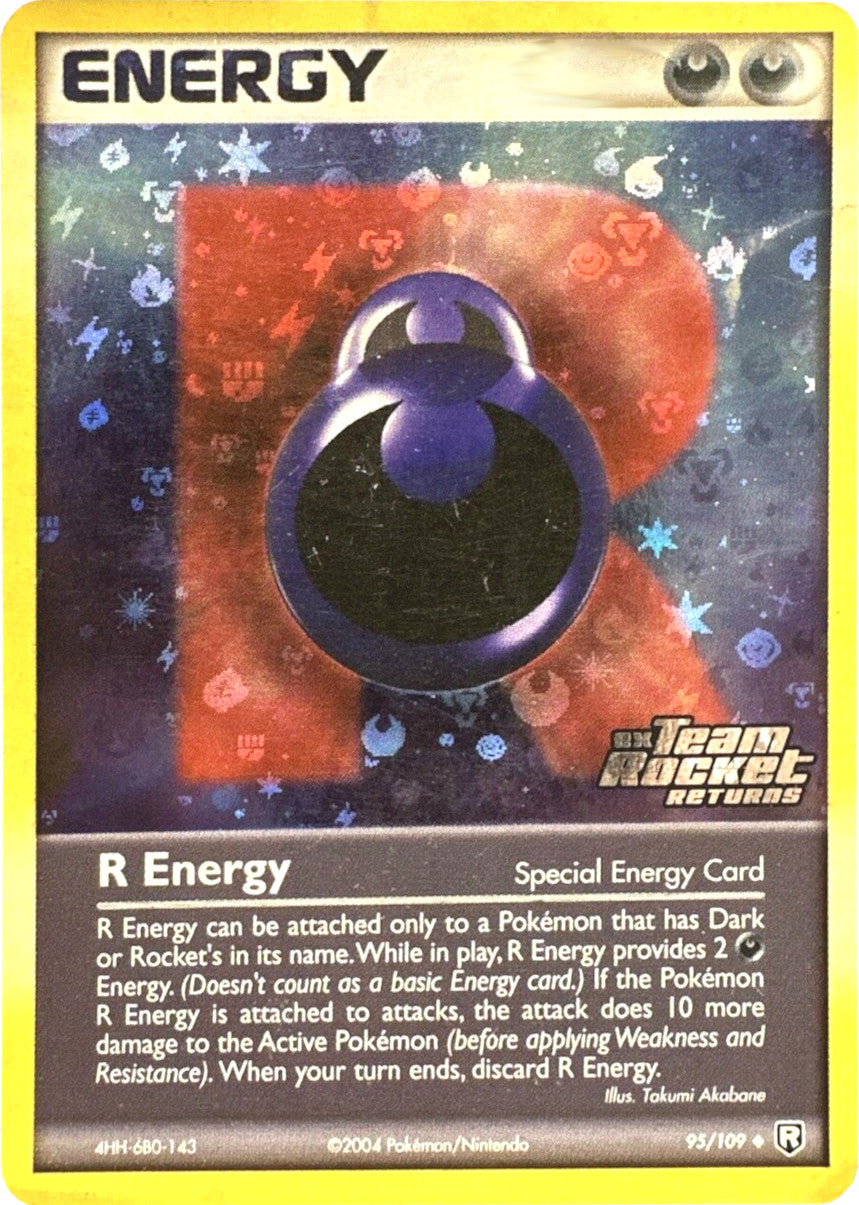R Energy (95/109) (Stamped) [EX: Team Rocket Returns] | Game Haven TX