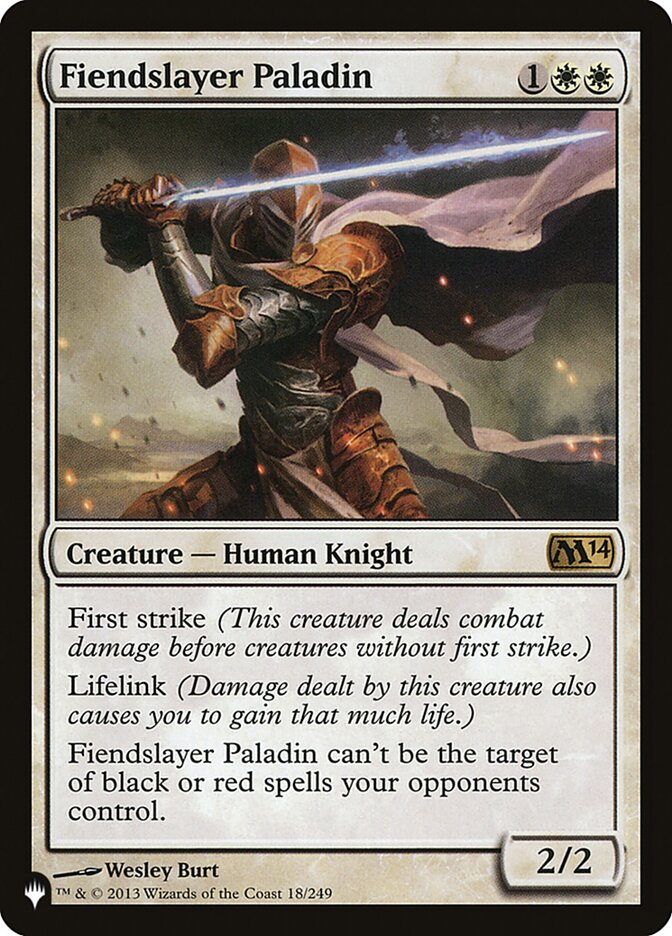 Fiendslayer Paladin [The List] | Game Haven TX