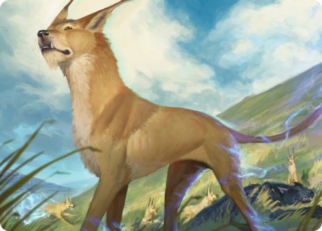 Blink Dog Art Card [Dungeons & Dragons: Adventures in the Forgotten Realms Art Series] | Game Haven TX