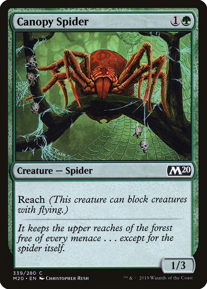 Canopy Spider [Core Set 2020] | Game Haven TX