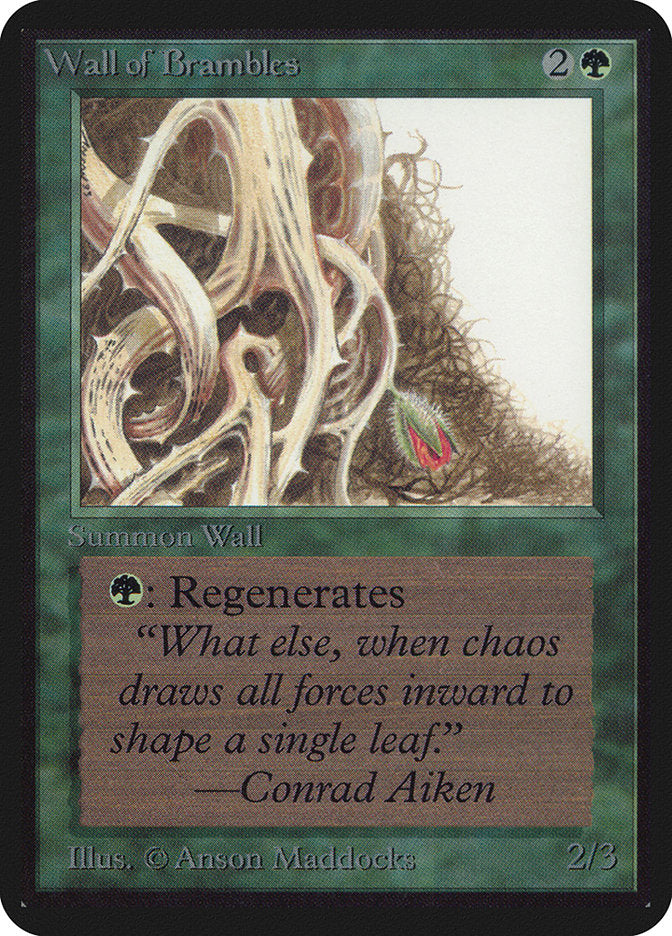 Wall of Brambles [Limited Edition Alpha] | Game Haven TX