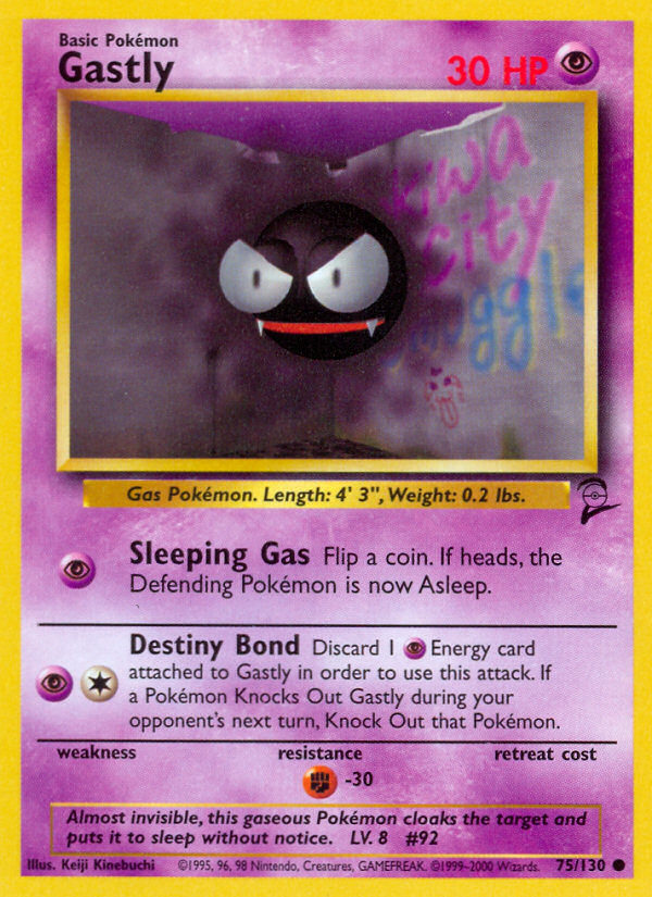 Gastly (75/130) [Base Set 2] | Game Haven TX