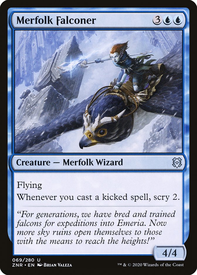 Merfolk Falconer [Zendikar Rising] | Game Haven TX