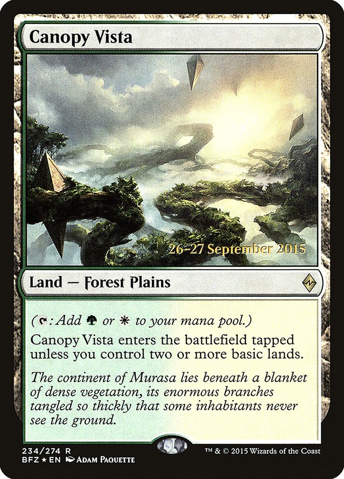 Canopy Vista [Battle for Zendikar Promos] | Game Haven TX