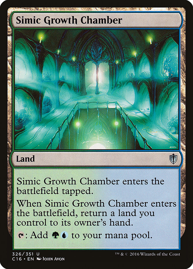 Simic Growth Chamber [Commander 2016] | Game Haven TX