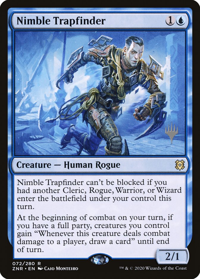 Nimble Trapfinder  (Promo Pack) [Zendikar Rising Promos] | Game Haven TX