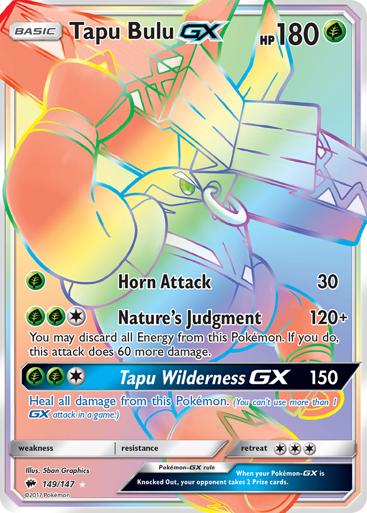 Tapu Bulu GX (149/147) [Sun & Moon: Burning Shadows] | Game Haven TX