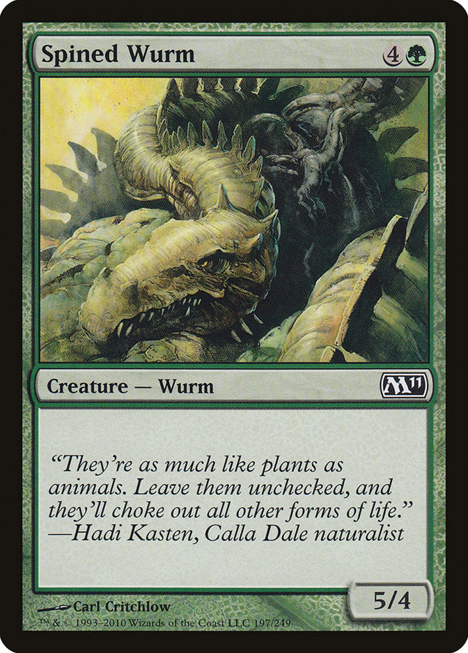 Spined Wurm [Magic 2011] | Game Haven TX