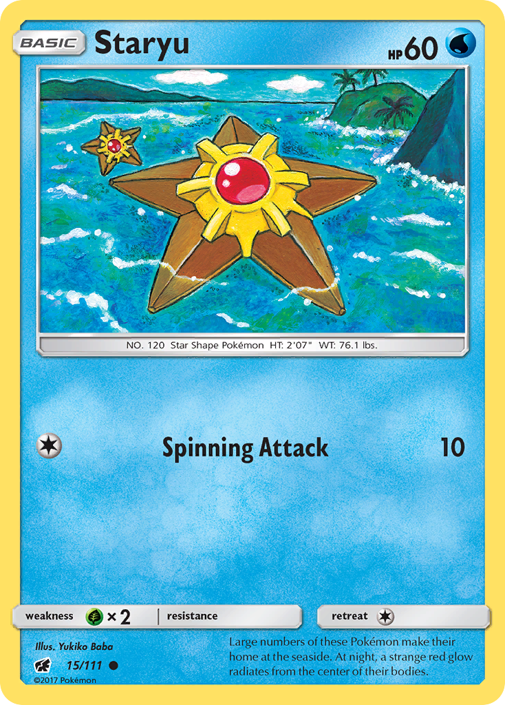 Staryu (15/111) [Sun & Moon: Crimson Invasion] | Game Haven TX