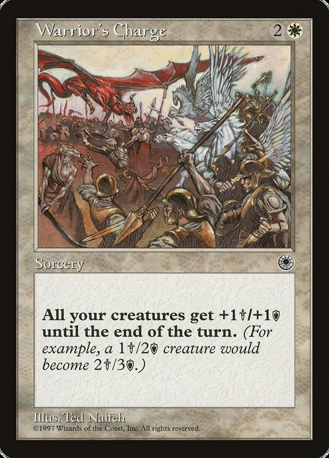 Warrior's Charge (No Flavor Text) [Portal] | Game Haven TX