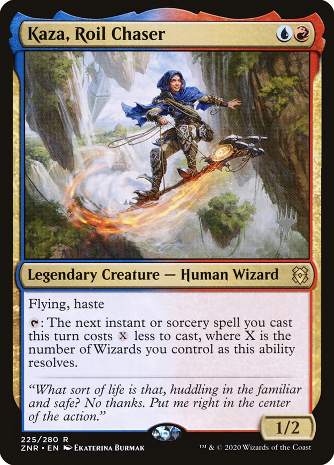 Kaza, Roil Chaser (Promo Pack) [Zendikar Rising Promos] | Game Haven TX