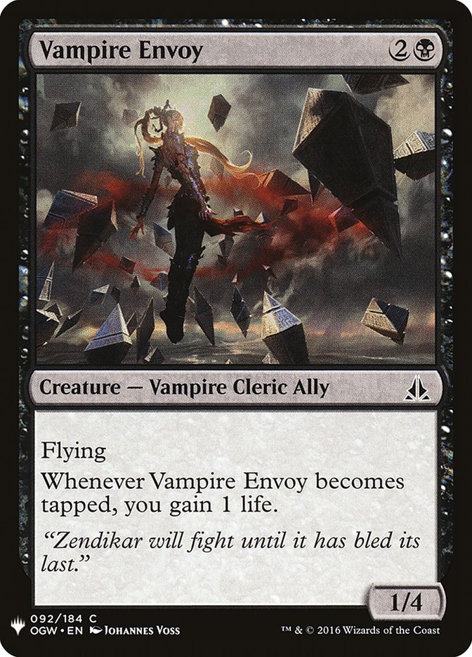 Vampire Envoy [Mystery Booster] | Game Haven TX