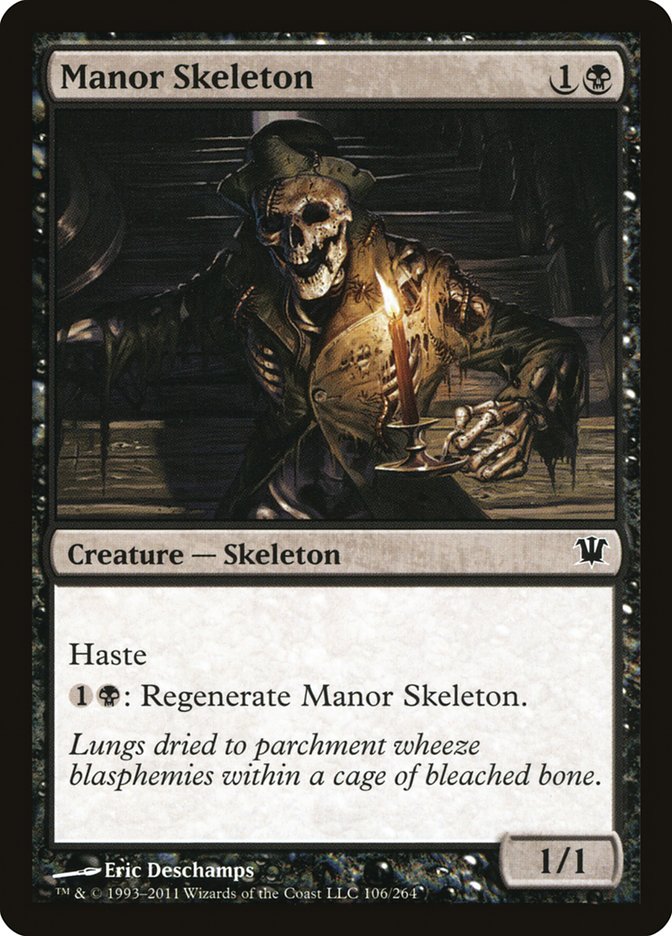Manor Skeleton [Innistrad] | Game Haven TX