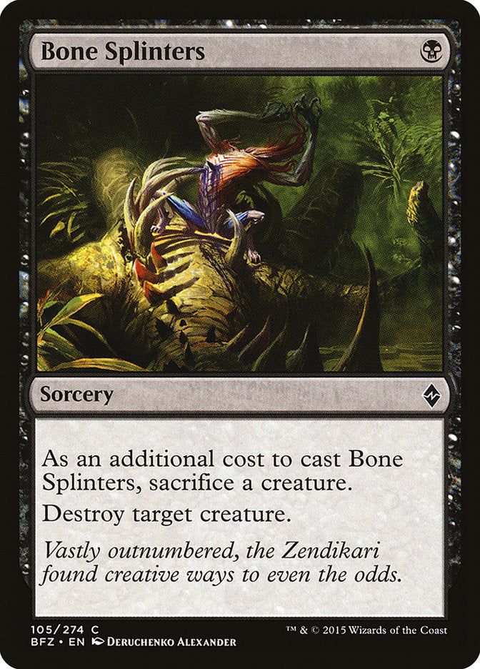 Bone Splinters [Battle for Zendikar] | Game Haven TX
