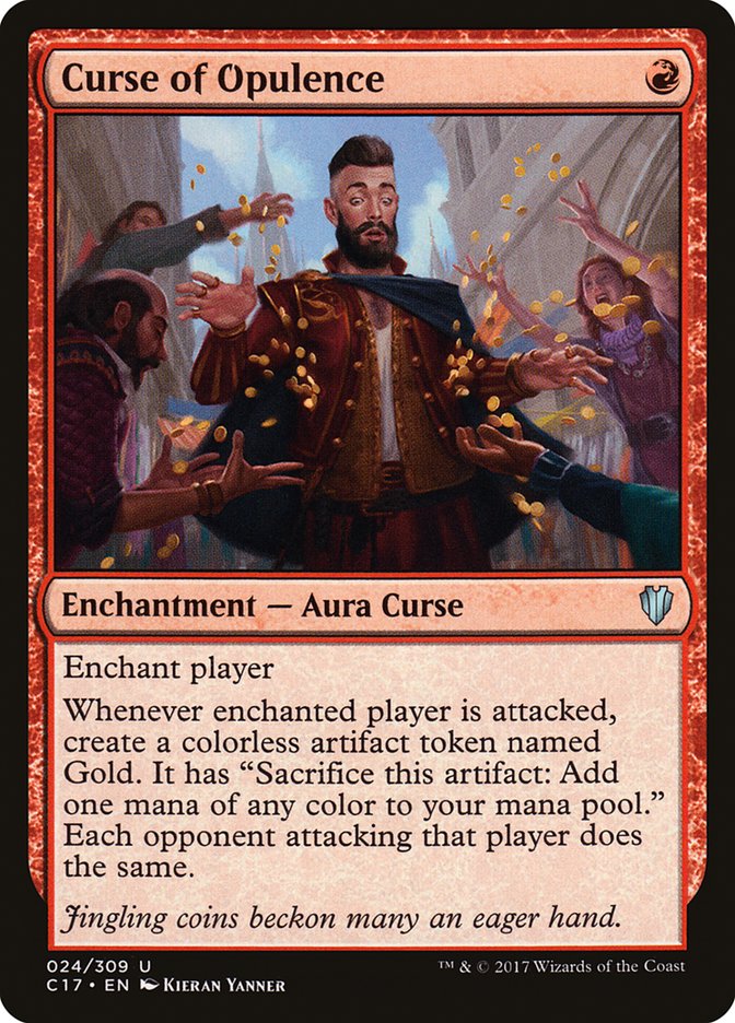Curse of Opulence [Commander 2017] | Game Haven TX