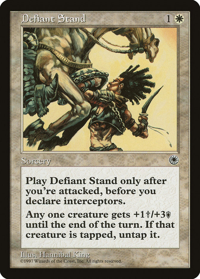 Defiant Stand [Portal] | Game Haven TX