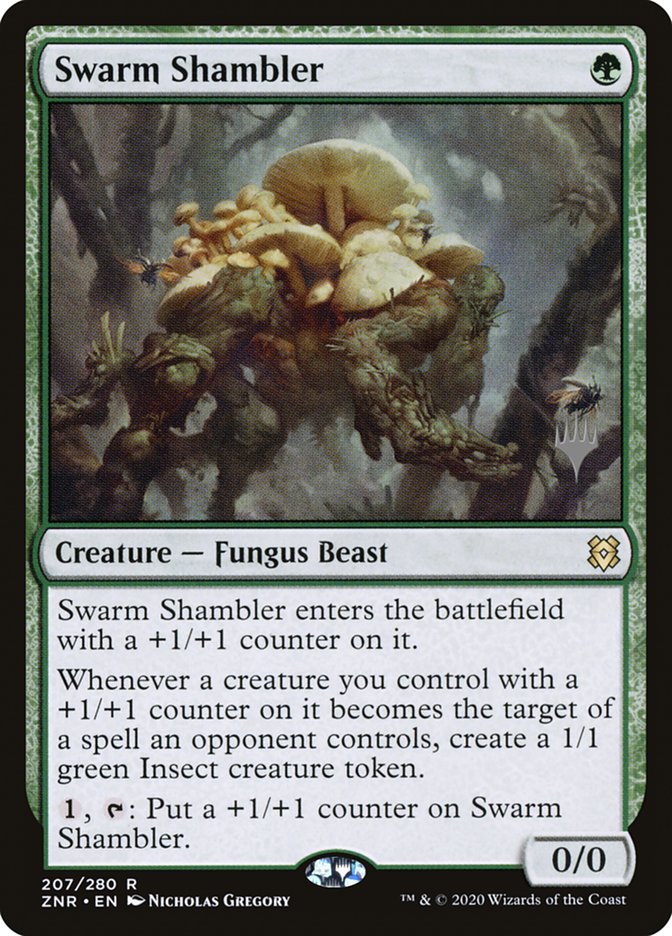Swarm Shambler (Promo Pack) [Zendikar Rising Promos] | Game Haven TX