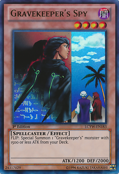 Gravekeeper's Spy [LCYW-EN183] Ultra Rare | Game Haven TX