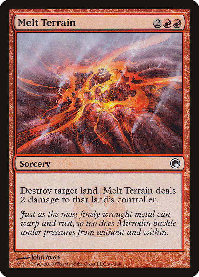 Melt Terrain [Scars of Mirrodin] | Game Haven TX