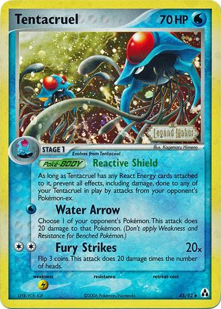 Tentacruel (45/92) (Stamped) [EX: Legend Maker] | Game Haven TX