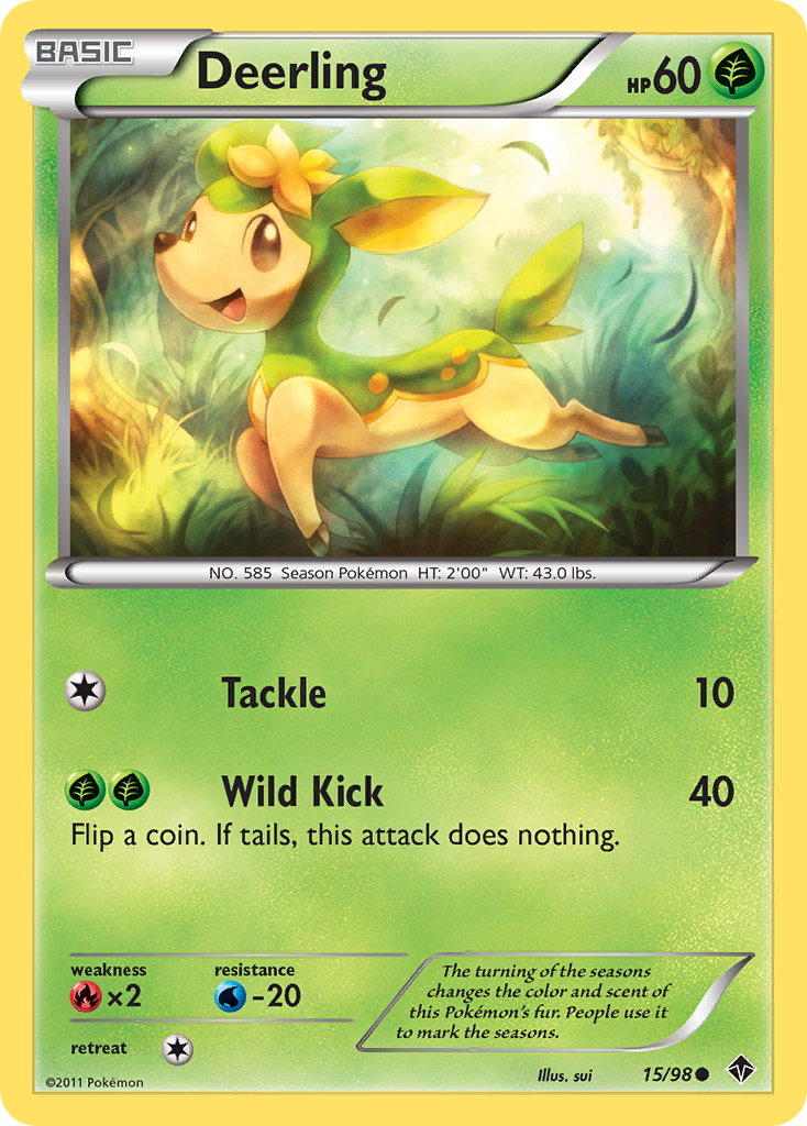Deerling (15/98) [Black & White: Emerging Powers] | Game Haven TX