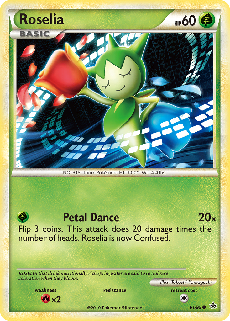 Roselia (61/95) [HeartGold & SoulSilver: Unleashed] | Game Haven TX