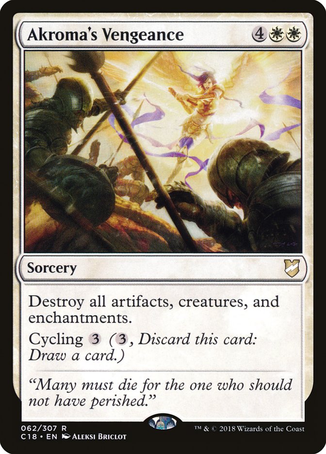 Akroma's Vengeance [Commander 2018] | Game Haven TX