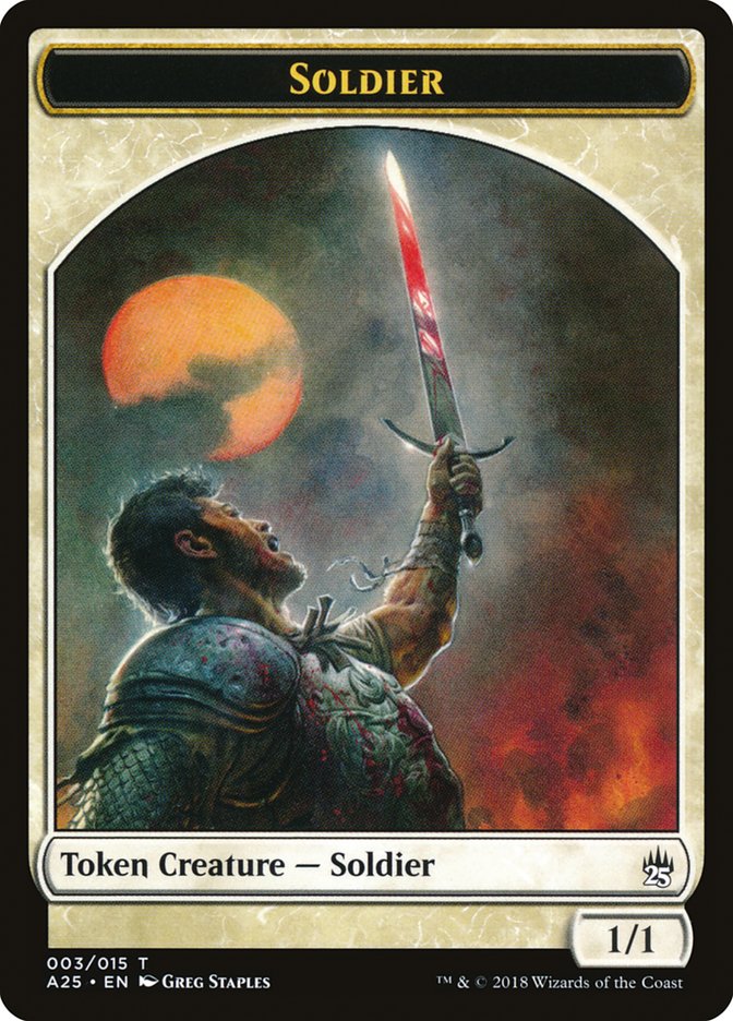 Soldier [Masters 25 Tokens] | Game Haven TX